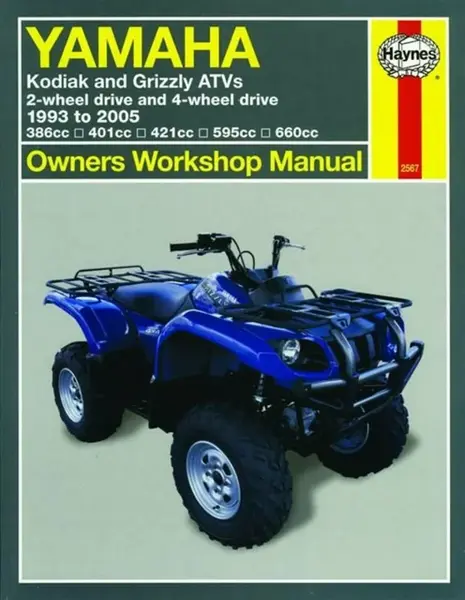 Yamaha Kodiak & Grizzly ATVs (93 - 05) Haynes Repair Manual - Alan Ahlstrand
