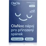 OlaOla Nápoj pro přirozený spánek prášek pro perorální roztok pro podporu spánku a regenerace příchuť Peach 10 ks