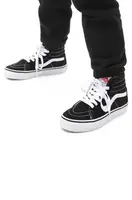 Dětské tenisky Vans UY SK8 Hi BLACK/TRUE WHIT