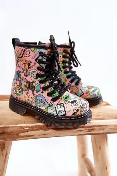 Dětské zimní boty s potiskem