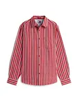 Tommy Jeans Košeľa  svetlomodrá / červená / biela