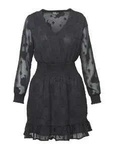 KOROSHI Šaty  čierna