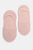 Ponožky Calvin Klein 2-pack dámské, růžová barva, 701228800