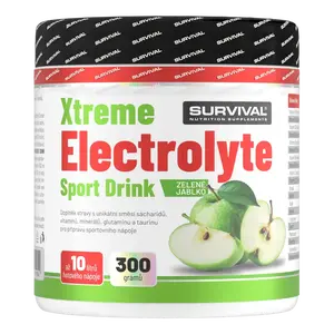 Survival Xtreme Electrolyte Sport Drink 300 g zelené jablko