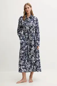 Bavlnené plážové šaty Lauren Ralph Lauren