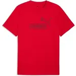 Puma GRAPHIC NO.1 LOGO TEE Pánské triko, červená, velikost