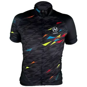 HAVEN SINGLETRAIL KID NEO Detský cyklistický dres, čierna, veľkosť