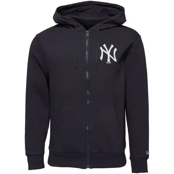 New Era MLB ESSENTIALS FZ HOODY NEYYAN Pánska mikina, tmavo modrá, veľkosť