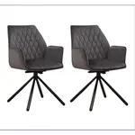 MID.YOU SADA ŽIDLÍ S PODRUČKAMI 2 kusy