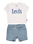 Levi's Kids Set  zafírová / modrá denim / biela