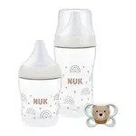 NUK Perfect Match Dárkový set 0–3m+ 3 ks rainbow