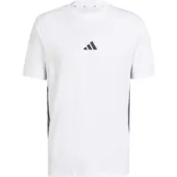 adidas 3-STRIPES SJ TEE Pánské triko, bílá, velikost