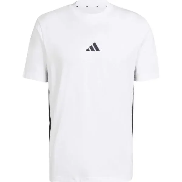 adidas 3-STRIPES SJ TEE Pánské triko, bílá, velikost