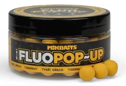 Mikbaits mini plávajúce boilie fluo 100 ml 10 mm - tigrí orech