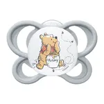 NUK Perfect Match Air Dudlík Disney Medvídek Pú 0–6m box 1 ks grey