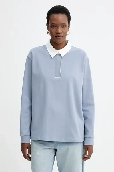 Bavlněné tričko s dlouhým rukávem MUNTHE BECENT