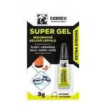 Lepidlo vteřinové gelové, SUPER GEL DEBBEX, 3g