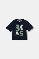 Dětské bavlněné tričko BOSS