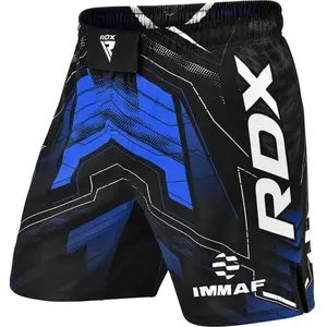 RDX IMMAF APPROVED MMA FIGHT & TRAINING SHORTS Kraťasy na MMA, černá, velikost XXL