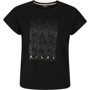 KILPI JERSIE Dámské bavlněné tričko, černá, velikost