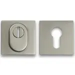 Rozeta vnitřní čtvercová C401 nikl