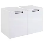 Voleo SKŘÍŇKA POD UMYVADLO, bílá, bílá, 65,0/46,5/35,0 cm