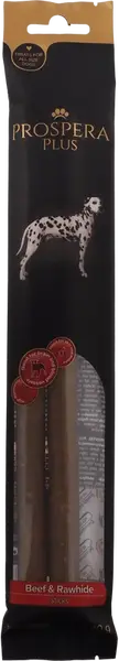 Pochoutka Prospera Plus Hovězí a surová kůže tyčinka 2ks 25cm