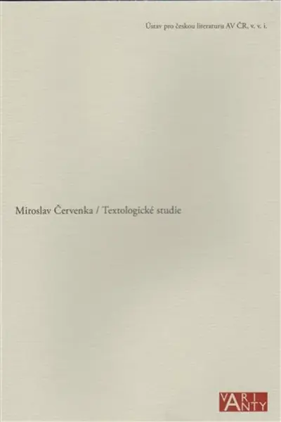 Textologické studie (poškozená) - Miroslav Červenka