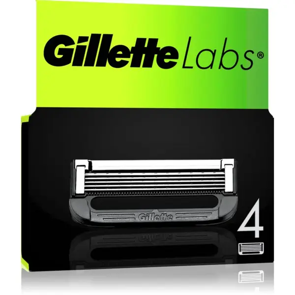 Gillette Labs náhradné žiletky 4 ks