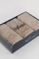 Kuchyňské utěrky COFFEE, 3 ks Béžová