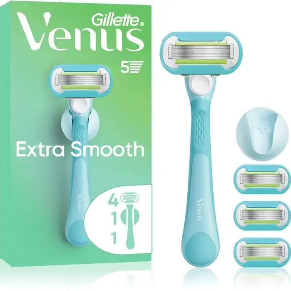Gillette Venus Extra Smooth dámský holicí strojek s držákem do sprchy + náhradní břity 6 ks