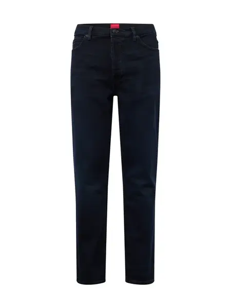 HUGO Džínsy  tmavomodrá / červená