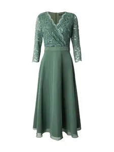 SWING Večerné šaty  zelená