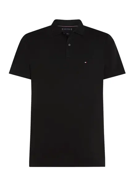 TOMMY HILFIGER Tričko 'Essential'  červená / čierna / biela
