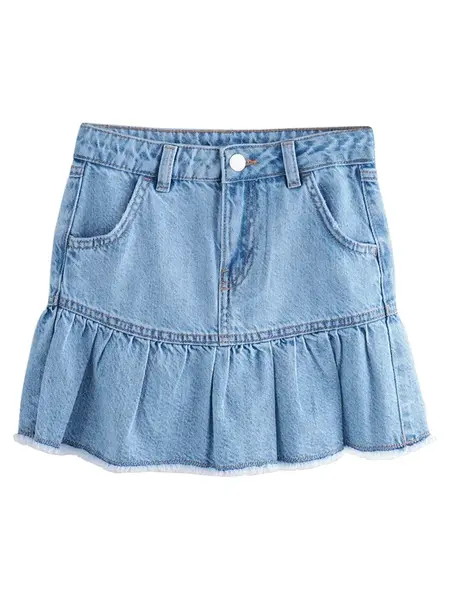 Next Sukňa  modrá denim