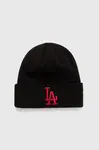 Čepice New Era černá barva, LOS ANGELES DODGERS