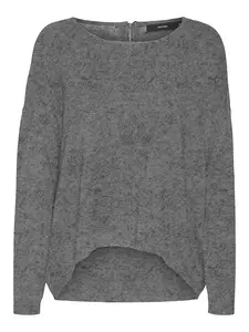 VERO MODA Sveter 'VMBREEZE'  sivá melírovaná