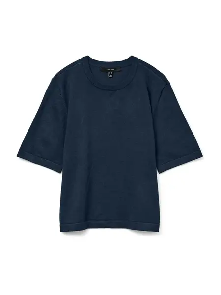 VERO MODA Sveter 'VMSILJE'  tmavomodrá
