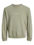 Jack & Jones Junior Mikina  pastelovo zelená / biela