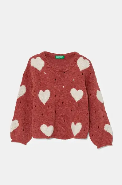 Dětský svetr s příměsí vlny United Colors of Benetton