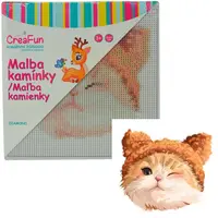 Diamantové malování - Kreslené koťátko 20 x 20 cm