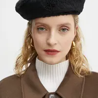 Baret Ruslan Baginskiy černá barva, BRT033-P-FF-PT-PWRB