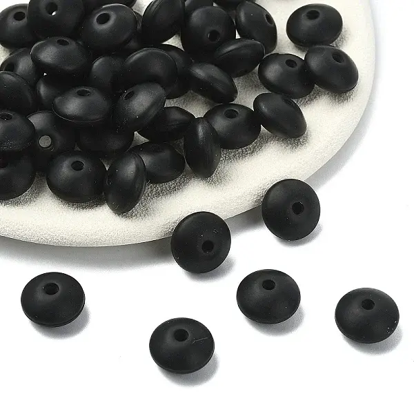 100Pcs Food Grade Eco-Friendly Silicone Beads