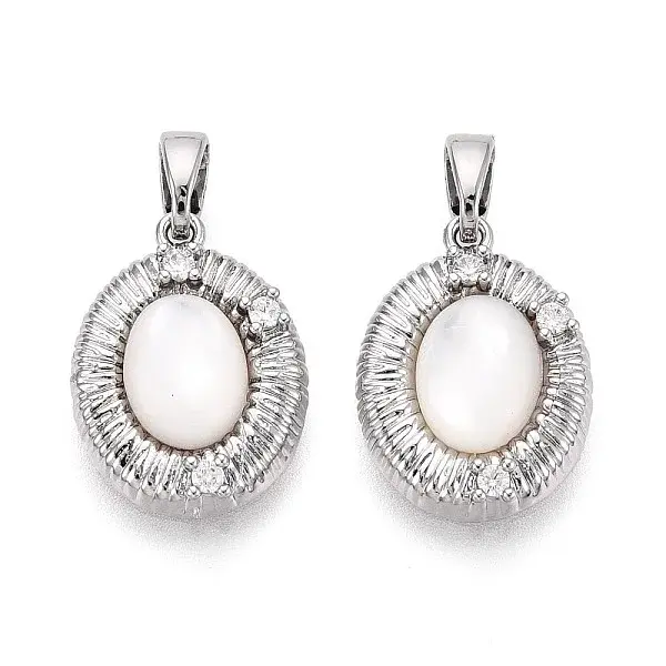 Natural White Shell Pendants