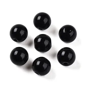 Opaque Solid Color Glass Beads
