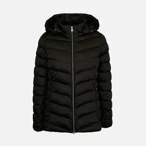 Black Women's Quilted Jacket Geox Zosma - Women's