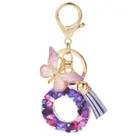 Resin Butterfly Pendant Keychains
