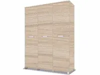 Šatní skříň Maximus M3 Barva korpusu: Dub - sonoma, Rozměry: 150 cm