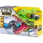 Hracia sada s dráhou, krokodílom a kovovým autíčkom