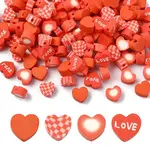 120Pcs 4 Styles Handmade Polymer Clay Beads